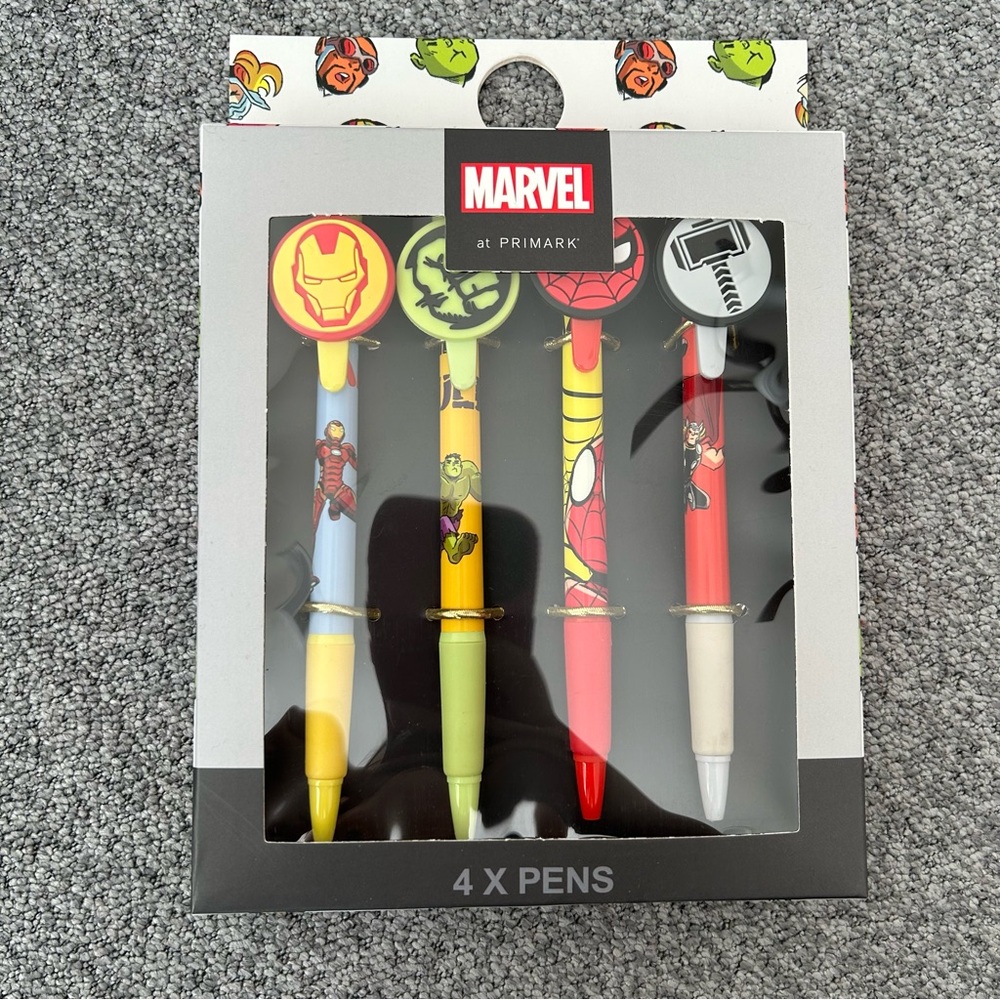 Set of Marvel Avengers Pens